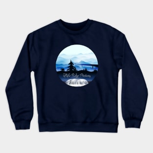 Blue Ridge Parkway - Black Bear - Blue 28 Crewneck Sweatshirt